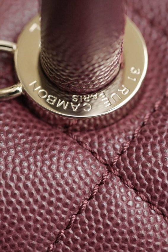 Replica CHANEL 23P Coco Burgundy 12 Replica CHANEL 23P Coco Burgundy - 1:1 designer replica handbag