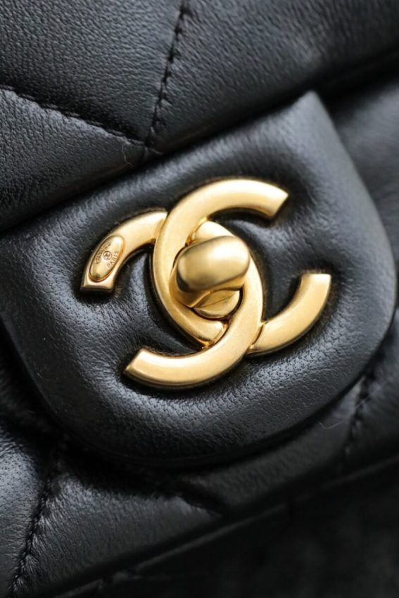 Replica CHANEL CF Double Pearl Black 2 Replica CHANEL CF Double Pearl Black - premium 1:1 fake handbag model