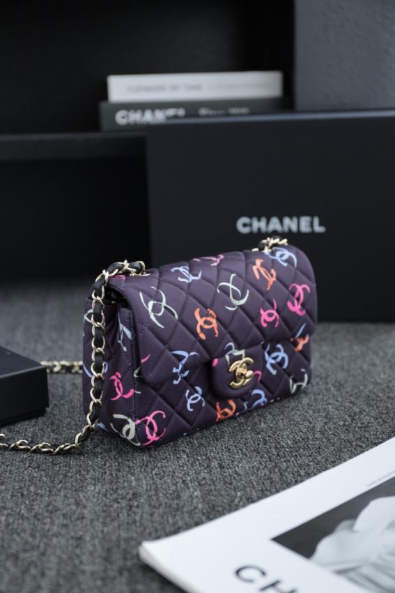 Replica CHANEL 24s Graffiti Classic Flap Mini 7 Replica CHANEL 24s Graffiti Classic Flap Mini - top-rated replica designer bag