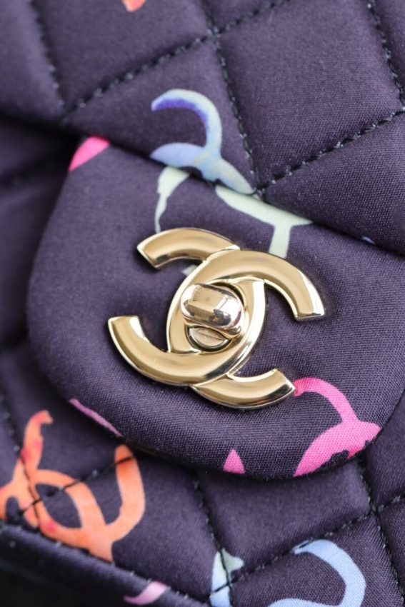 Replica CHANEL 24s Graffiti Classic Flap Mini 8 Replica CHANEL 24s Graffiti Classic Flap Mini - realistic designer-inspired fake bag