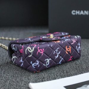 Replica CHANEL 24s Graffiti Classic Flap Mini 4 Replica CHANEL 24s Graffiti Classic Flap Mini - premium-grade designer purse dupe
