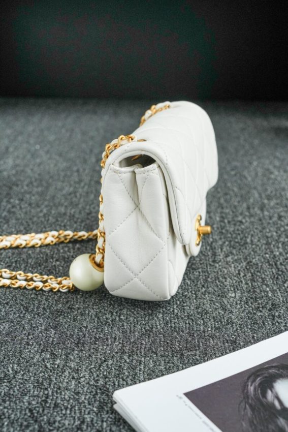 Replica CHANEL CF Double Pearl White 9 Replica CHANEL CF Double Pearl White - top-rated replica designer bag