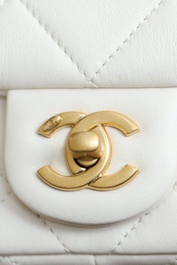 Replica CHANEL CF Double Pearl White 5 Replica CHANEL CF Double Pearl White - 1:1 designer replica handbag