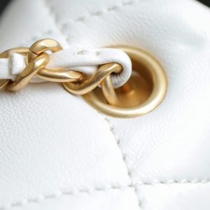 Replica CHANEL CF Double Pearl White 3 Replica CHANEL CF Double Pearl White - premium 1:1 fake handbag model