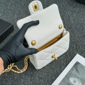 Replica CHANEL CF Double Pearl White 7 Replica CHANEL CF Double Pearl White - high-end fake designer purse