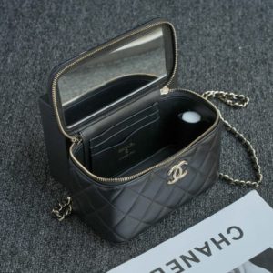 Replica CHANEL 24s Pearl Handle Box Black 11 Replica CHANEL 24s Pearl Handle Box Black - best-selling designer handbag dupe