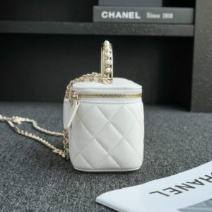 Replica CHANEL 24s Pearl Handle Box White 4 Replica CHANEL 24s Pearl Handle Box White - top-rated replica designer bag