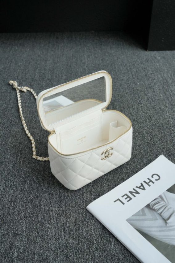 Replica CHANEL 24s Pearl Handle Box White 10 Replica CHANEL 24s Pearl Handle Box White - top-rated replica designer bag