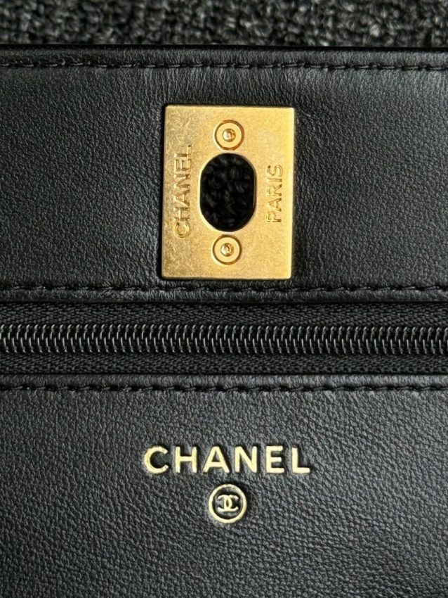 Replica CHANEL 24s Double Pearl Woc Black 6 Replica CHANEL 24s Double Pearl Woc Black - high-end fake designer purse