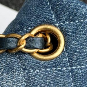 Replica CHANEL Classic Flap 20cm Denim 9 Replica CHANEL Classic Flap 20cm Denim - authentic-look luxury purse replica