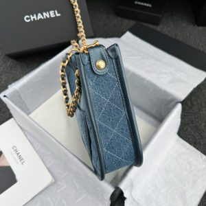 Replica CHANEL 23c Hobo Small Denim - premium 1:1 fake handbag model