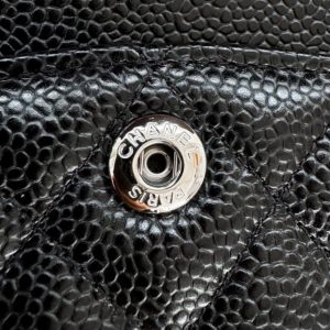 Replica CHANEL Classic Flap 23cm Black Silver 6 Replica CHANEL Classic Flap 23cm Black Silver - near-authentic luxury replica handbag