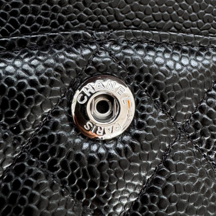 Replica CHANEL Classic Flap 23cm Black Silver 6 Replica CHANEL Classic Flap 23cm Black Silver - near-authentic luxury replica handbag
