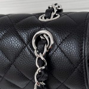 Replica CHANEL Classic Flap 23cm Black Silver 8 Replica CHANEL Classic Flap 23cm Black Silver - high-end fake designer purse
