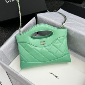 Replica CHANEL 24s Mini Horizontal Green 1 Replica CHANEL 24s Mini Horizontal Green - 1:1 designer replica handbag
