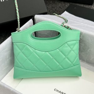 Replica CHANEL 24s Mini Horizontal Green 7 Replica CHANEL 24s Mini Horizontal Green - ultra-realistic fake designer tote