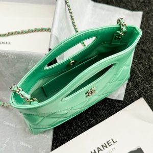 Replica CHANEL 24s Mini Horizontal Green 9 Replica CHANEL 24s Mini Horizontal Green - premium-grade designer purse dupe
