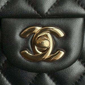 Replica CHANEL Classic Flap 23cm Black 6 Replica CHANEL Classic Flap 23cm Black - high-accuracy replica luxury purse