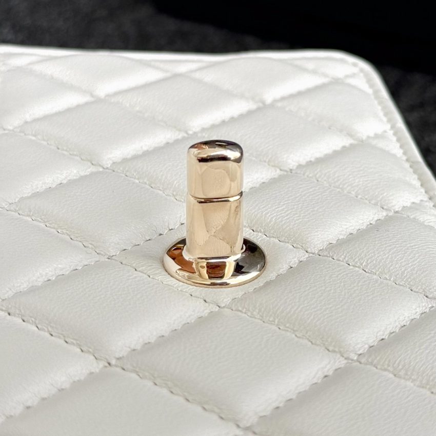 Replica CHANEL 24s Pearl Handle White - premium-grade designer purse dupe