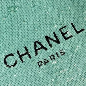 Replica CHANEL Sequin Shoulder Bag Green - 1:1 designer replica handbag