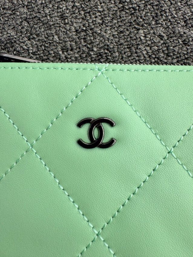 Replica CHANEL Sequin Shoulder Bag Green - near-authentic luxury replica handbag