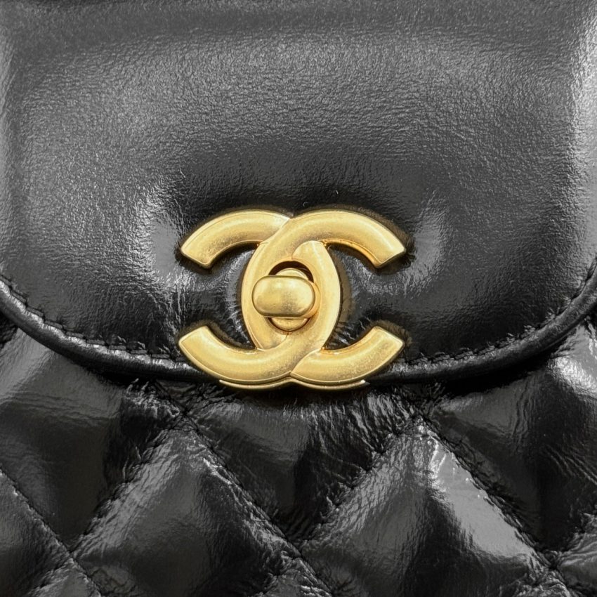 Replica CHANEL 23k Kelly Black 8 Replica CHANEL 23k Kelly Black - top-tier luxury replica shoulder bag