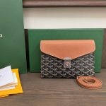 Goyard Chypre Wallet Brown 1 Goyard Chypre Wallet Pouch Knockoff — Crossbody Phone Wallet